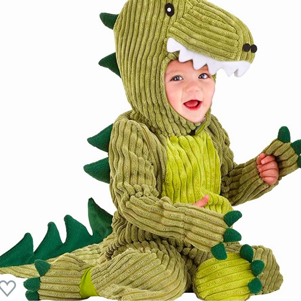 CORDUROY DINOSAUR COSTUME 0-6 months